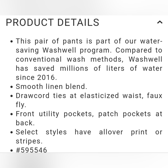 NWT Banana Republic Gap wide leg striped linen beach pants size medium - Picture 13 of 16